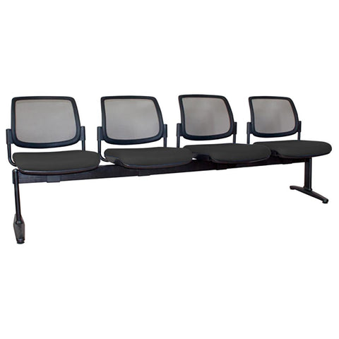 Maxi Mesh Back Four Seater Beam Chair